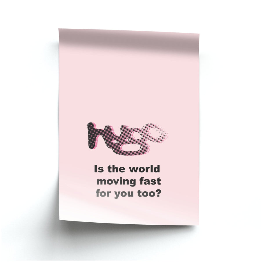 Pink Hugo - Loyle Carner Poster