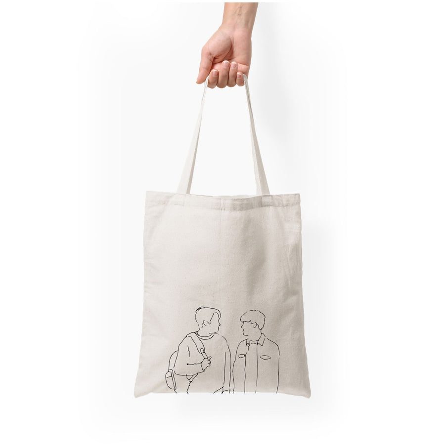 Outline - Heartstopper Tote Bag