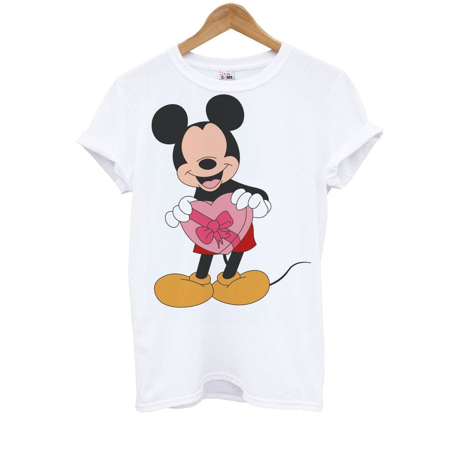 Mickey's Gift - Disney Valentine's Kids T-Shirt