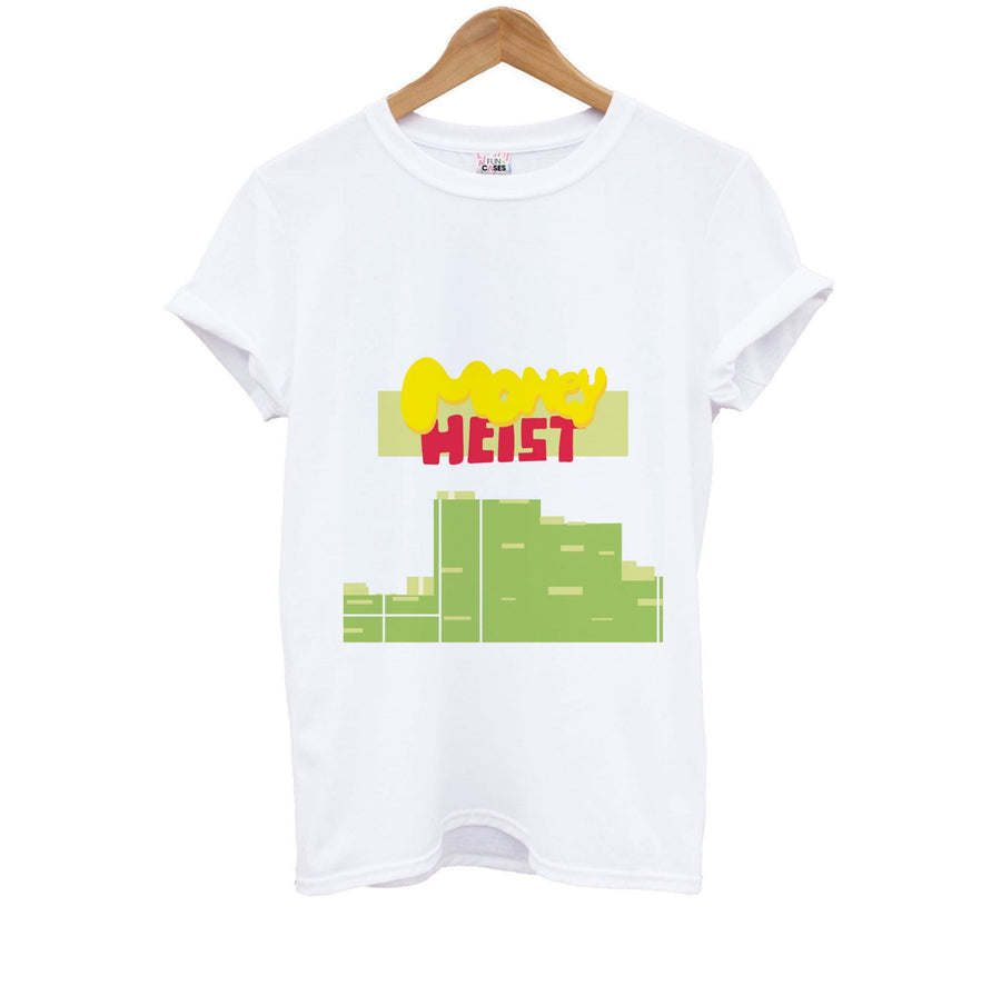 Buildings - Money Heist Kids T-Shirt