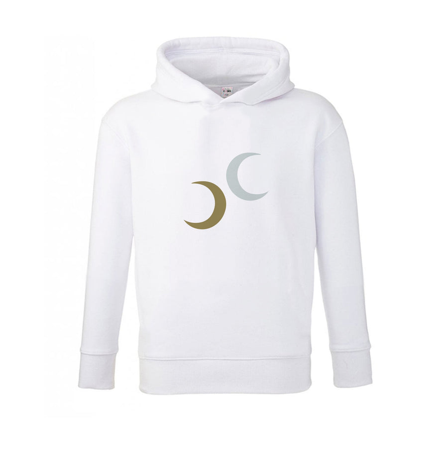 Gold And Silver Moons - Moon Knight Kids Hoodie