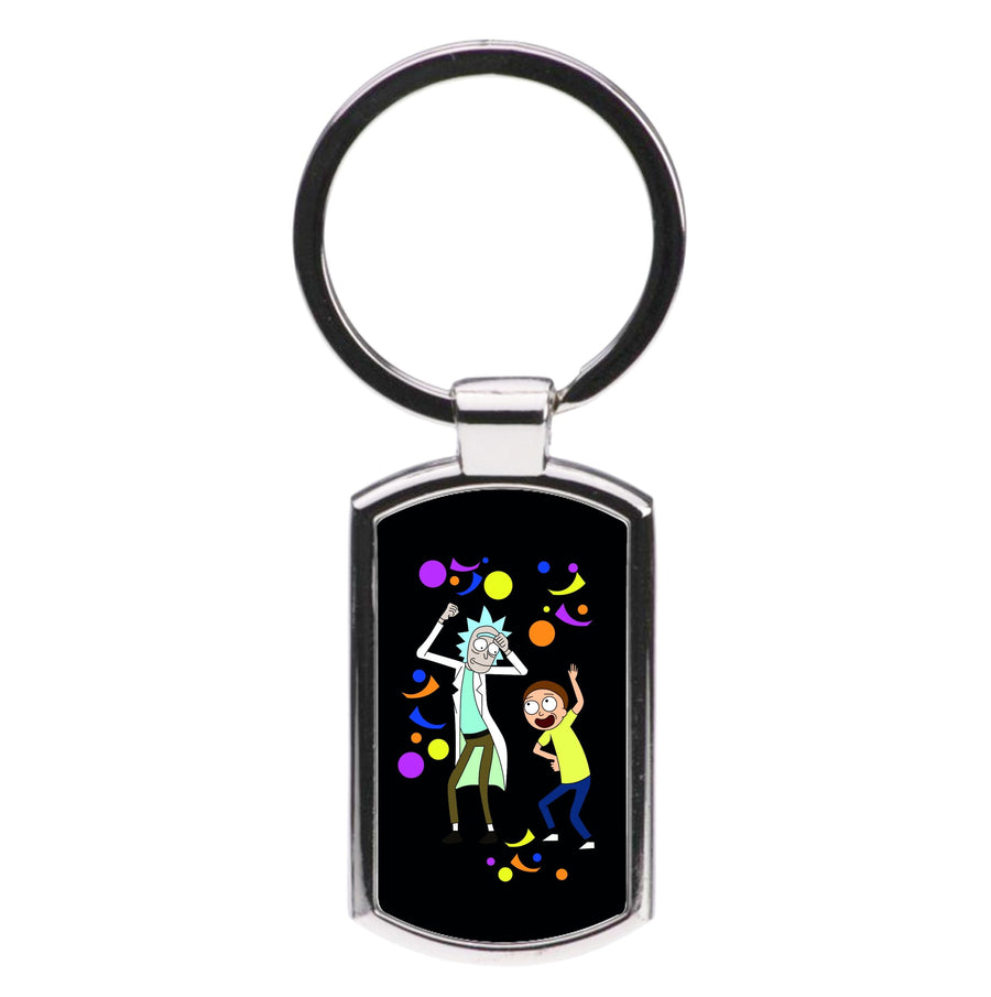 Rick And Morty Dancing Luxury Keyring