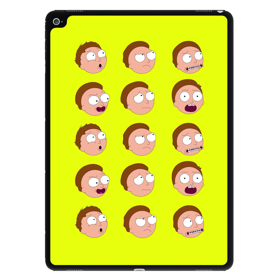 Morty Pattern - Rick And Morty iPad Case