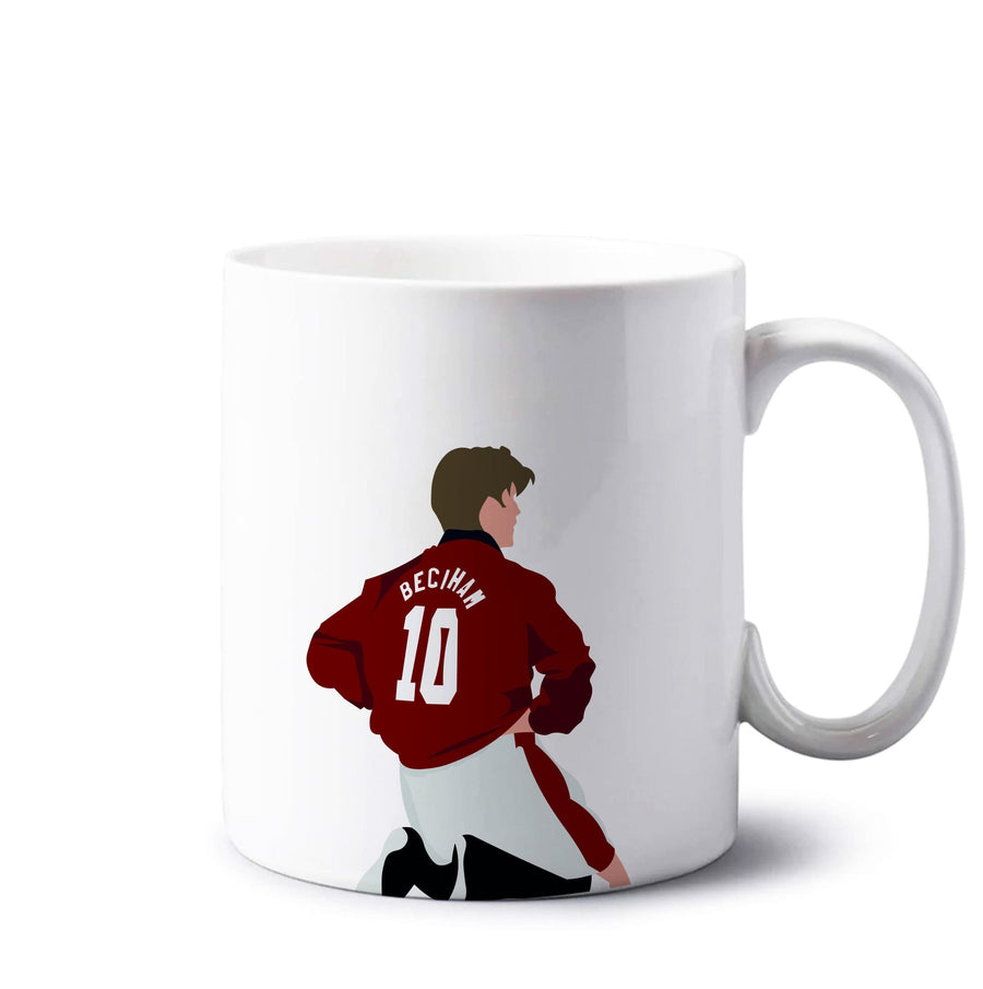David Beckham - Football Mug