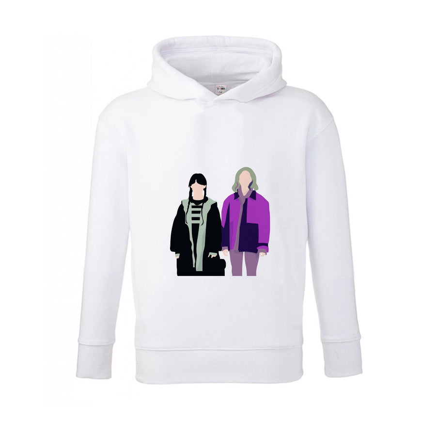 Wednesday And Enid - Wednesday Kids Hoodie