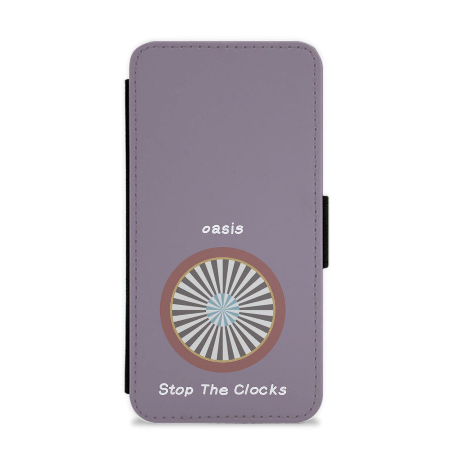 Stop The Clocks - Oasis Flip / Wallet Phone Case