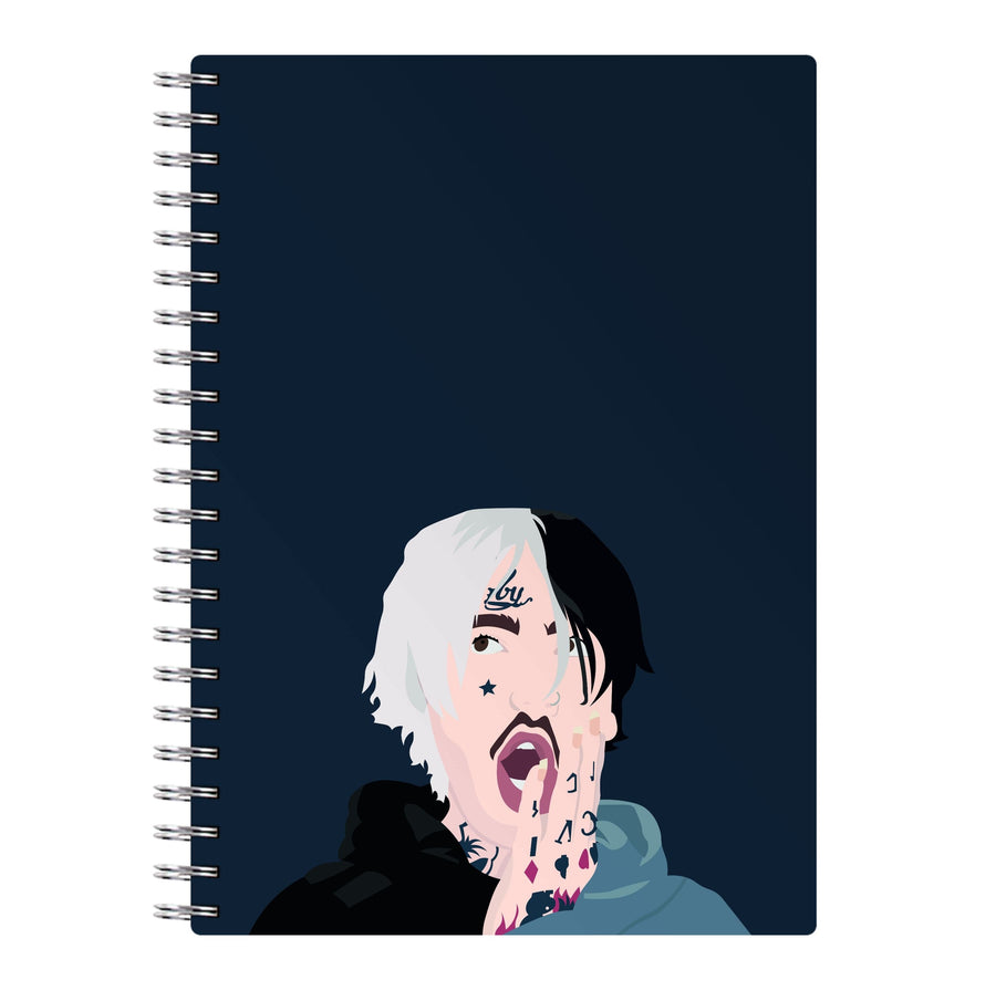 Black And White Hair - Lil Peep Notebook