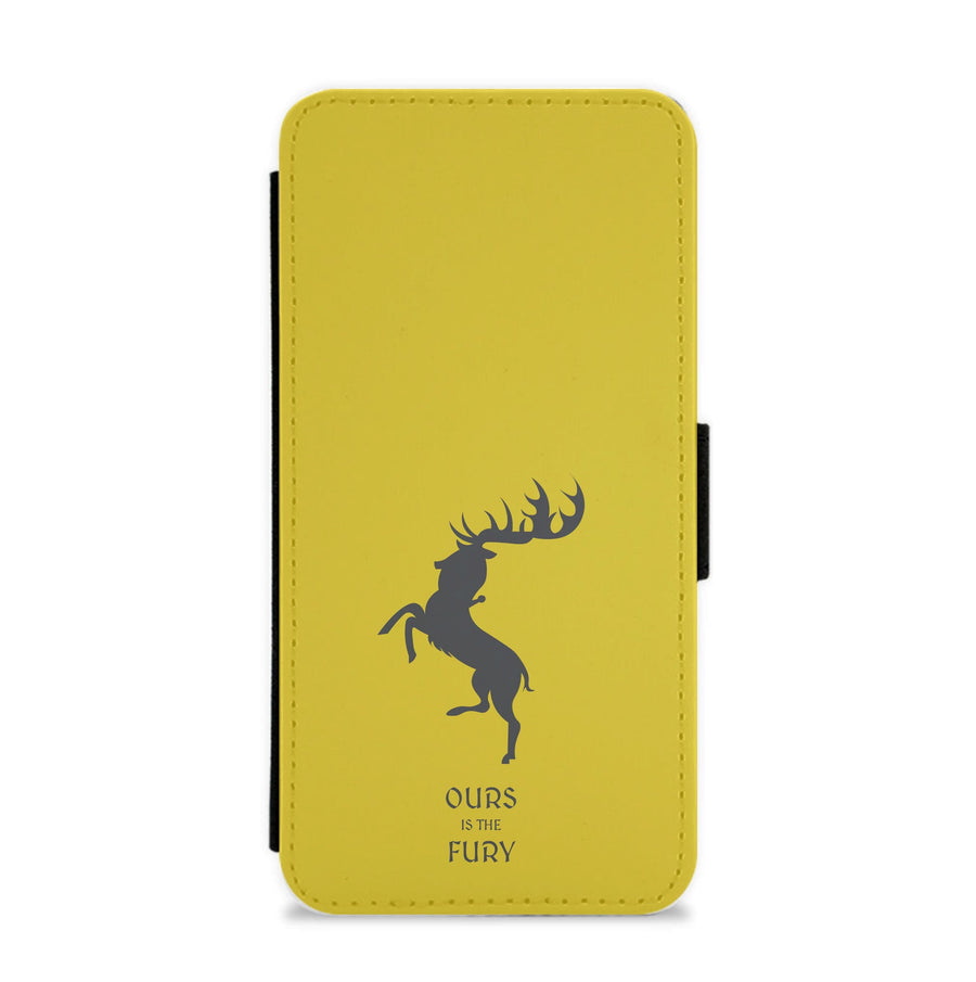 Ours Is The Fury - Game Of Thrones Flip / Wallet Phone Case