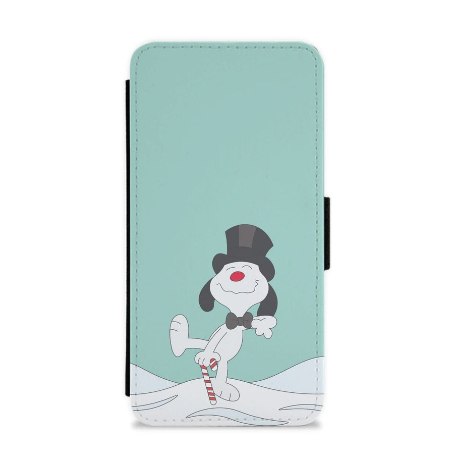 Snowman Snoopy  Flip / Wallet Phone Case