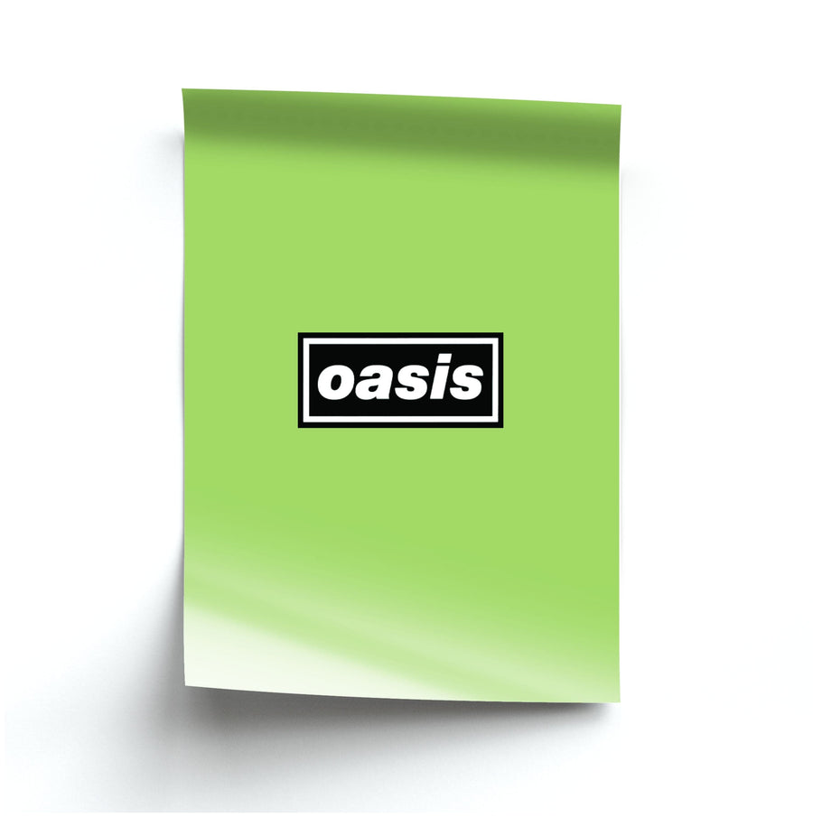 Band Name Green - Oasis Poster