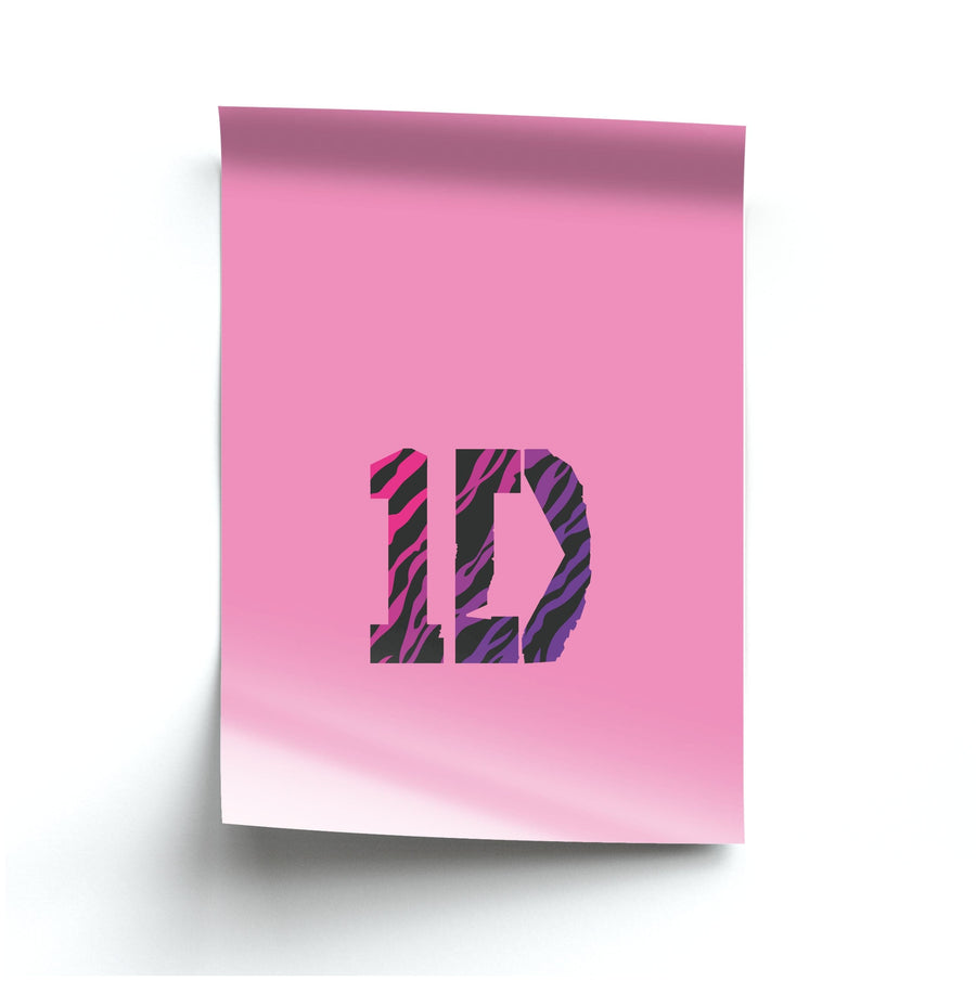 Zebra 1D - One Direction Poster