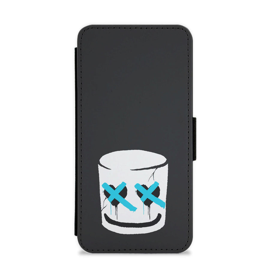 Blue Eyes - Marshmello Flip / Wallet Phone Case
