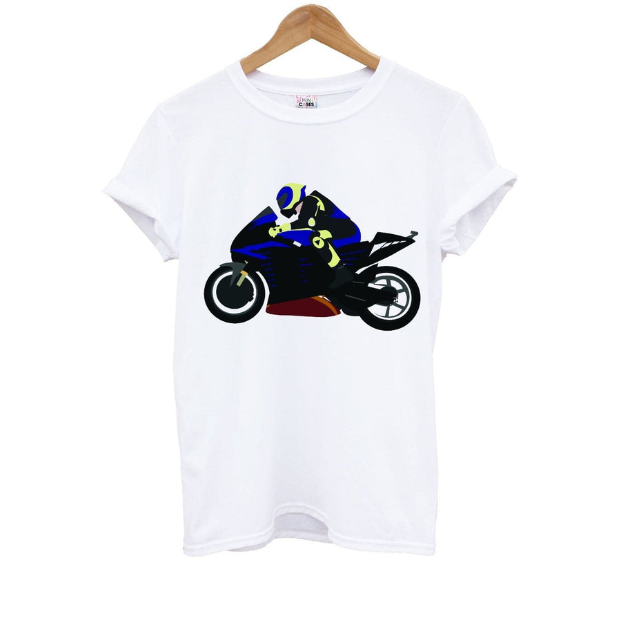 Purple Motorbike - Moto GP Kids T-Shirt