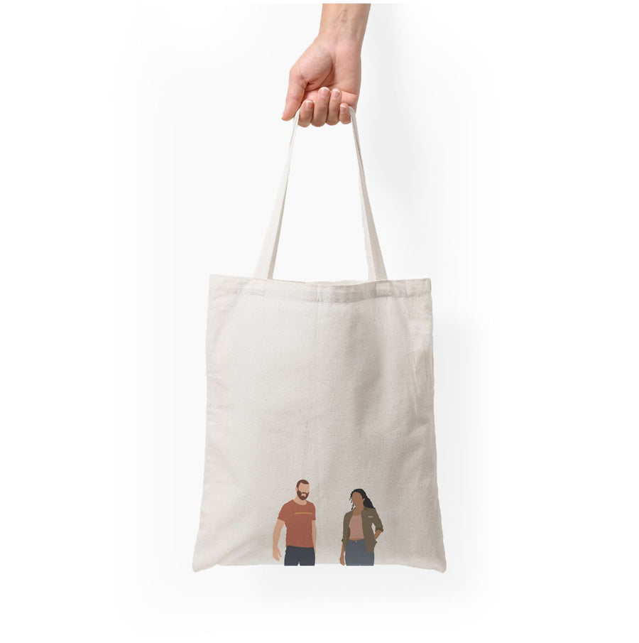 Luci And The Man - The Tourist Tote Bag
