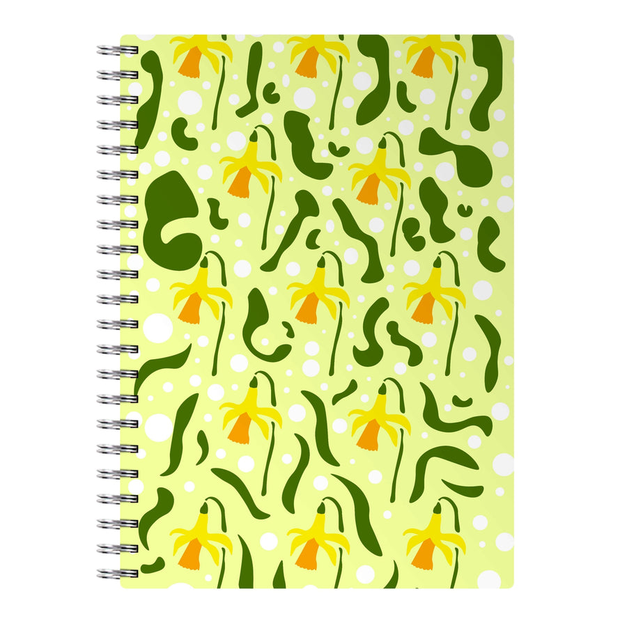 Daffodil Pattern - Floral Notebook