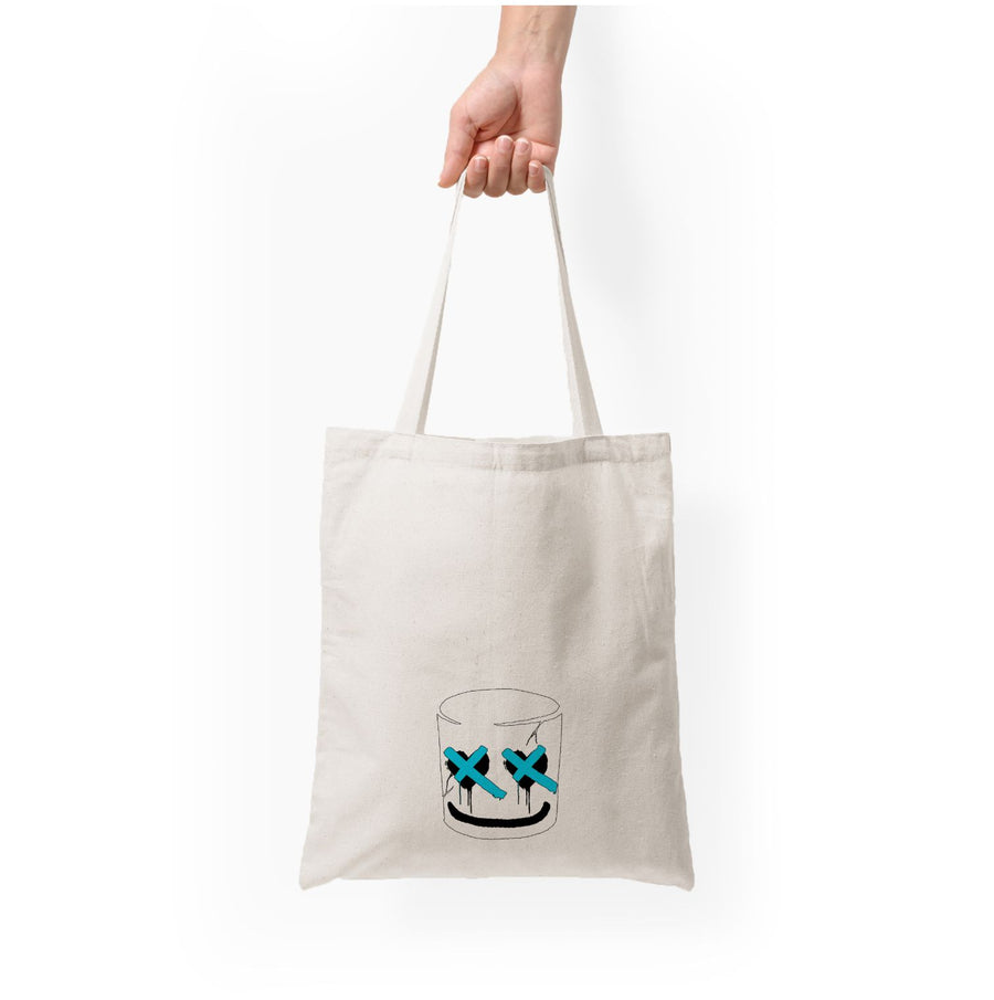 Blue Eyes - Marshmello Tote Bag