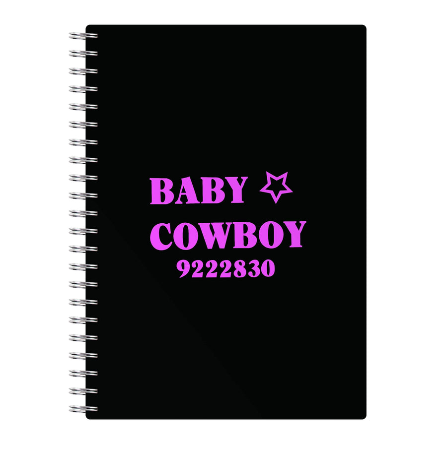 Baby Cowboy - Nessa Barrett Notebook