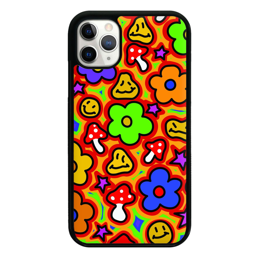 Rainbow Trip - Trippy Patterns Phone Case