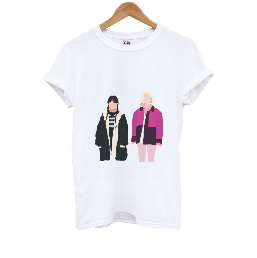 Enid Sinclair And Wednesday - Wednesday Kids T-Shirt