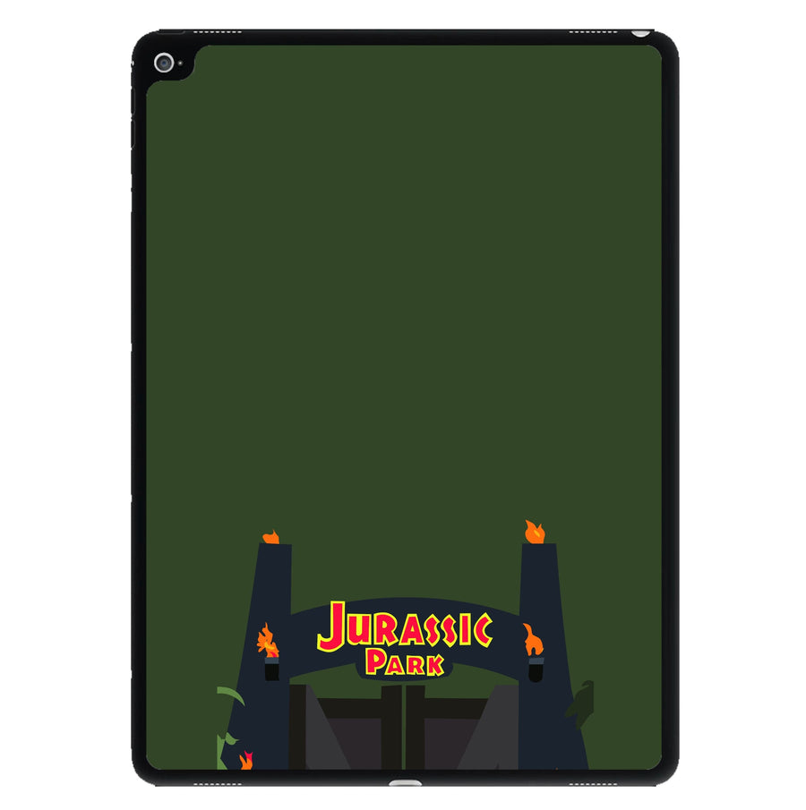 The gate - Jurassic Park  iPad Case