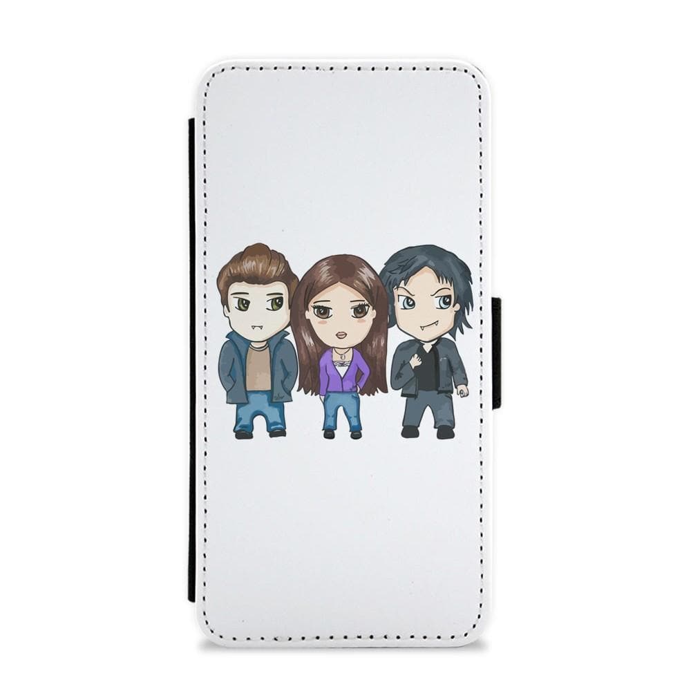 Vampire Diaries Cartoon Flip / Wallet Phone Case - Fun Cases