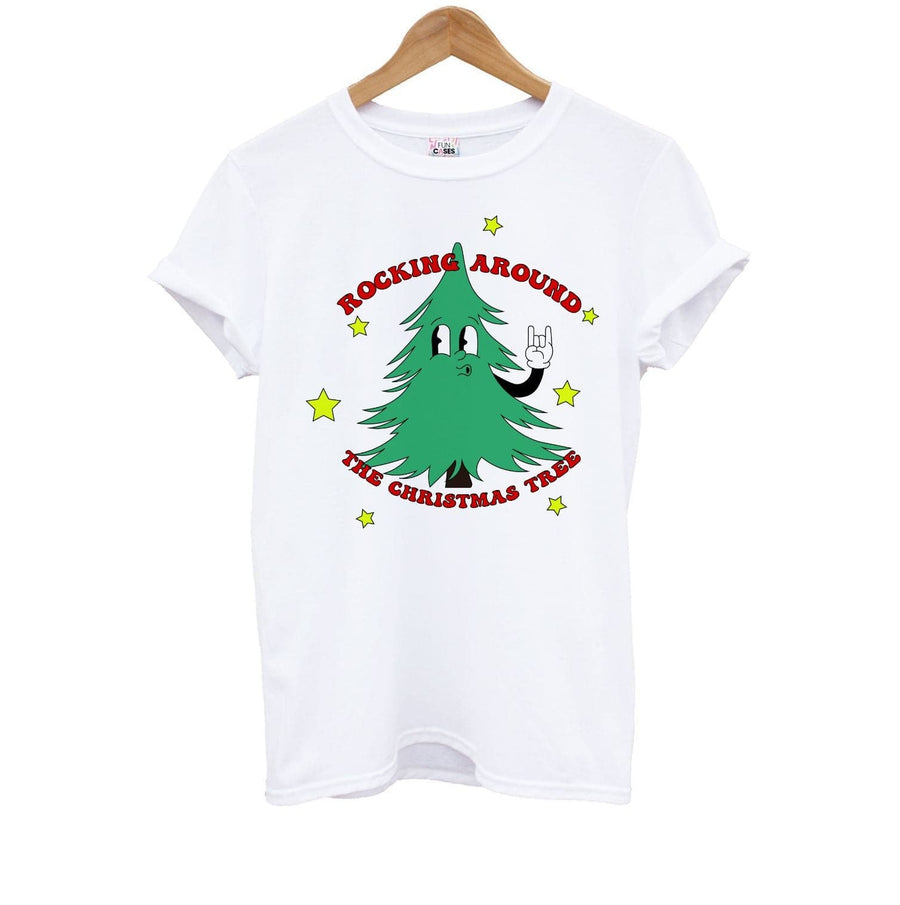 Rocking Around The Christmas Tree - Christmas Songs Kids T-Shirt