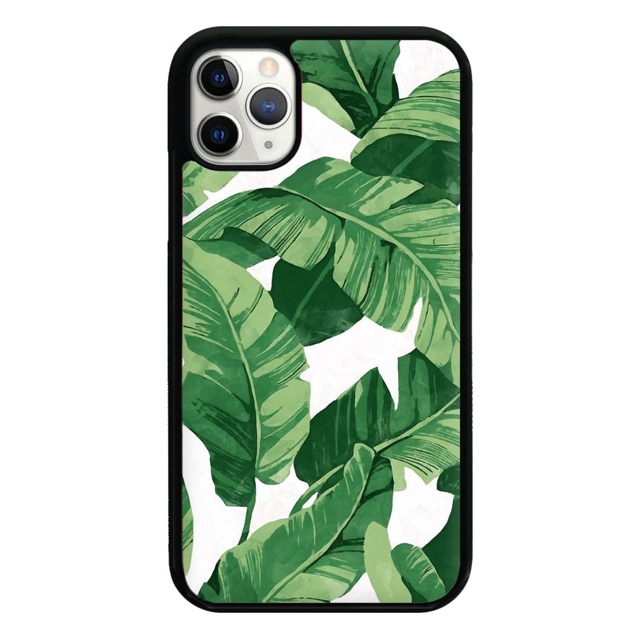Tropical Banana Leaf Pattern Phone Case