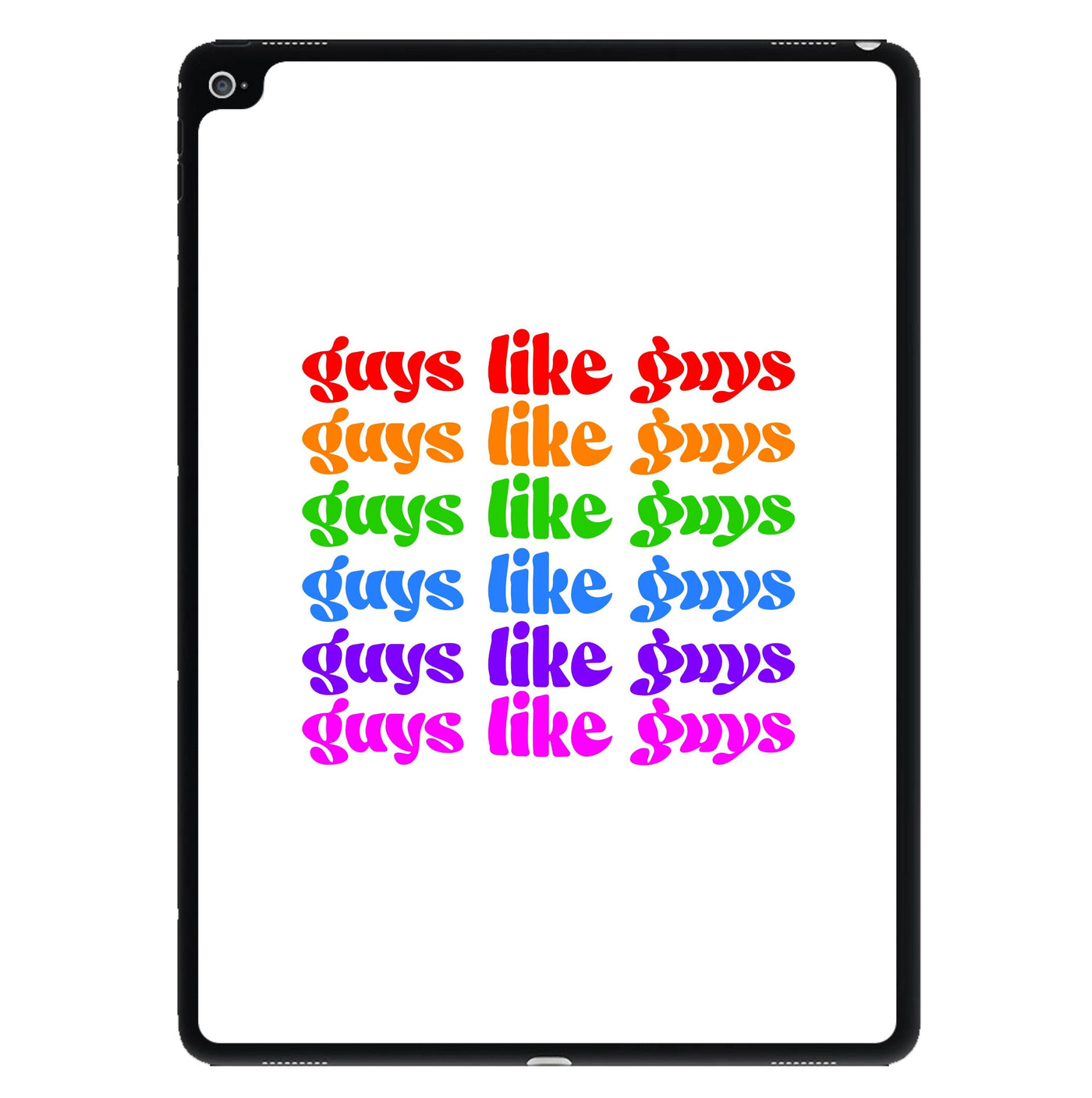 Guys like guys - Pride iPad Case