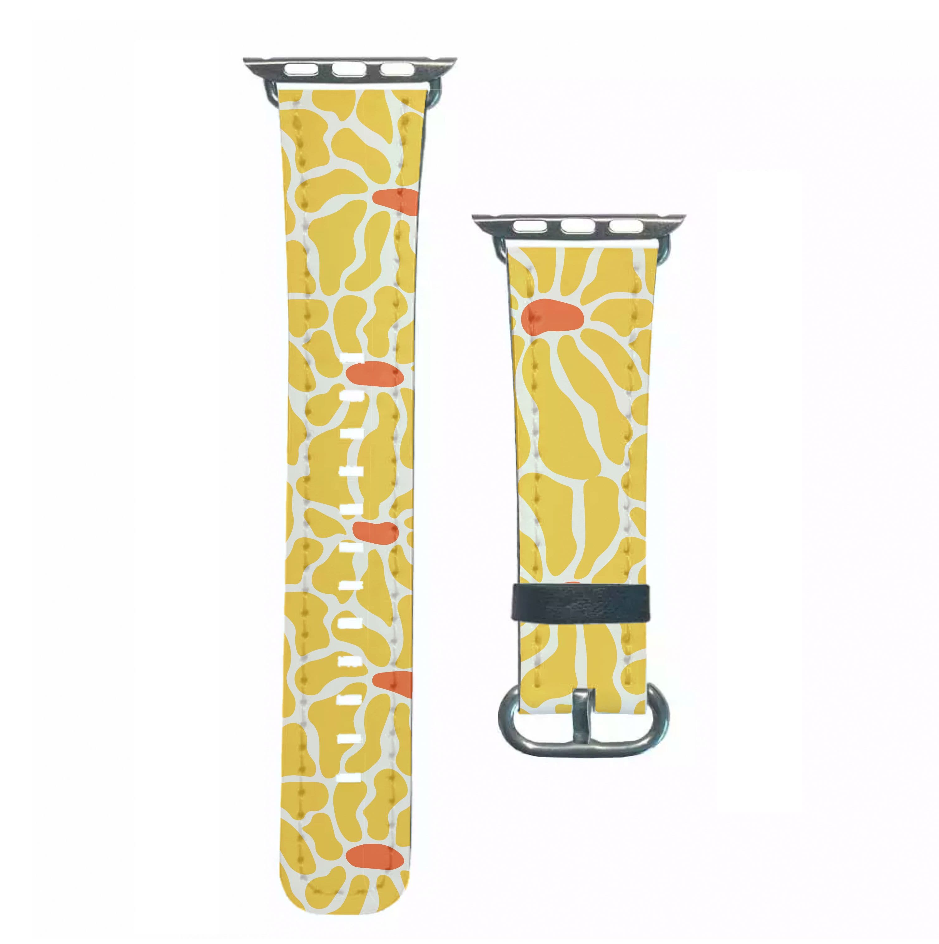 Yellow Flowers - Summer Apple Watch Strap