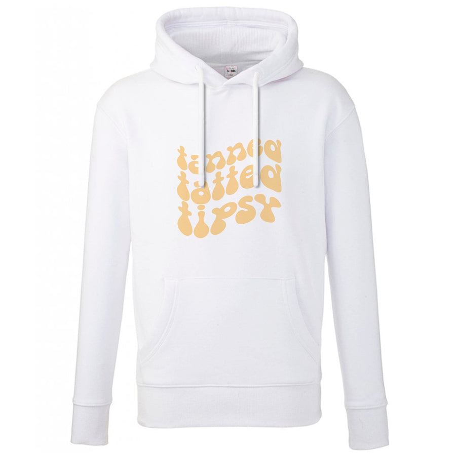 Tanned Tatted Tipsy - Summer Quotes Hoodie