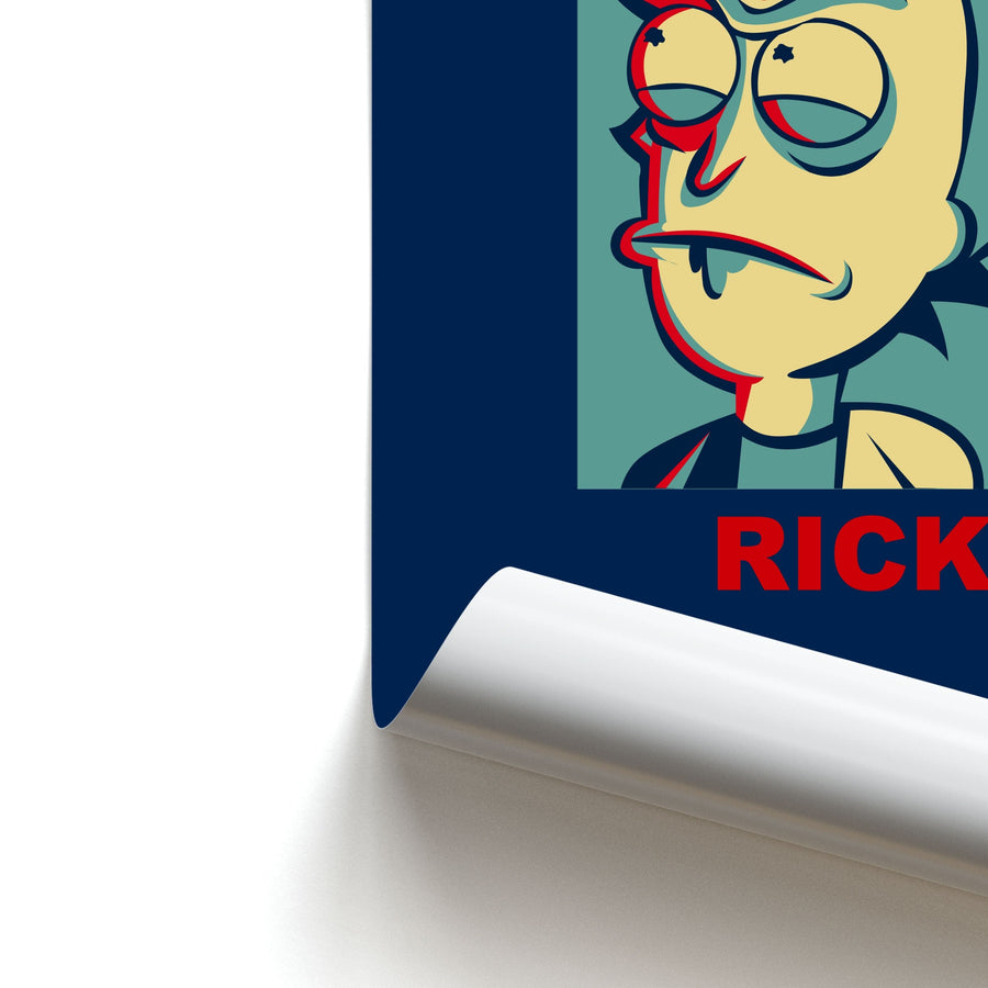 Rick Red - Rick And Morty Poster