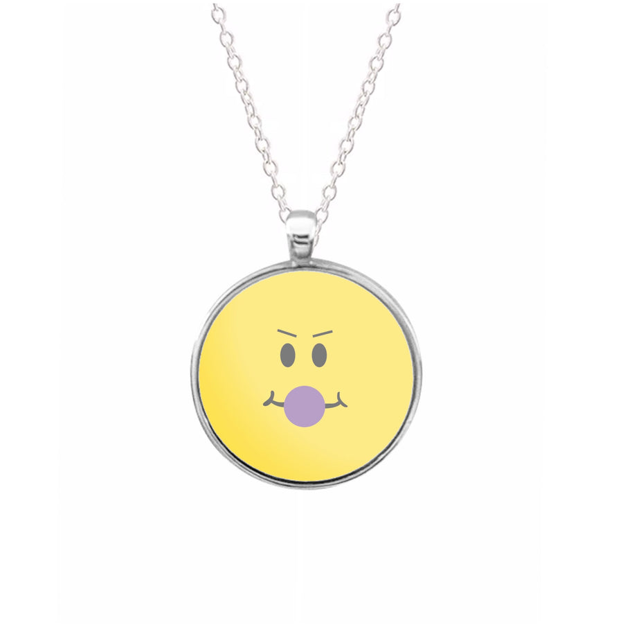 Yellow Face Purple - Roblox Necklace