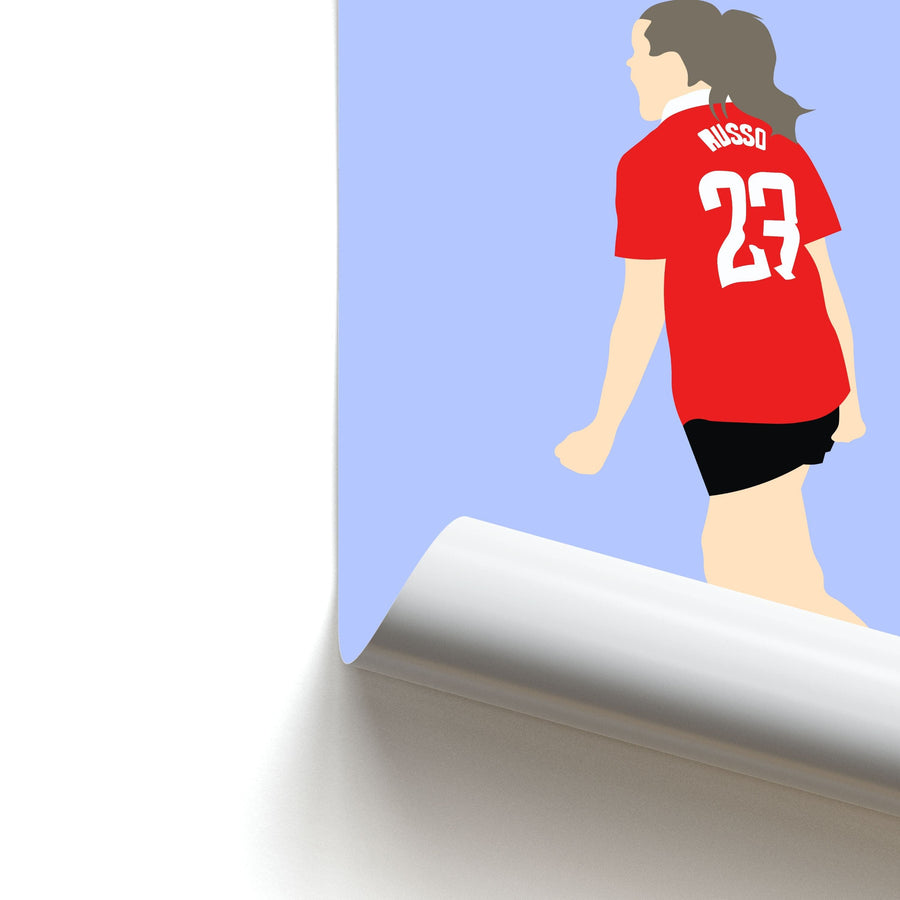 Alessia Russo - Womens World Cup Poster
