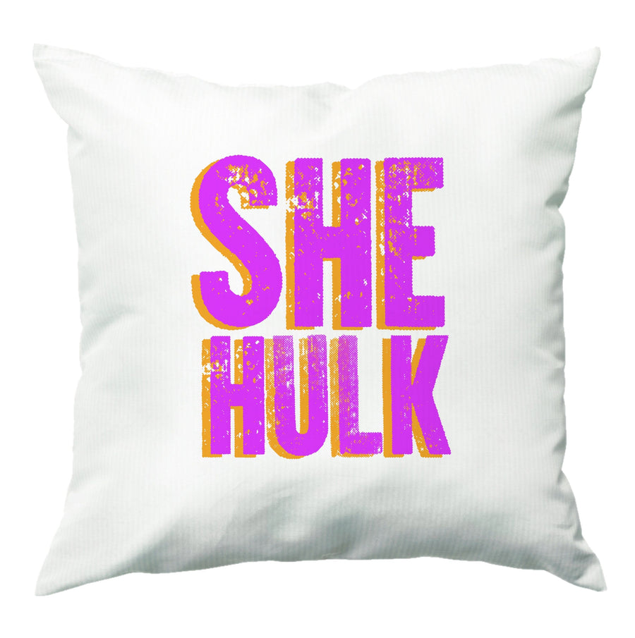 Pink - She Hulk Cushion