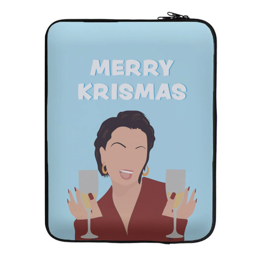 Merry Krismas - Kardashian Christmas Laptop Sleeve