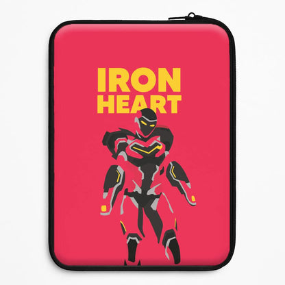 Metal Heart Hero Standing Universal Laptop Sleeve