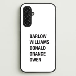 Take Band Members Names Galaxy S23FE Case
