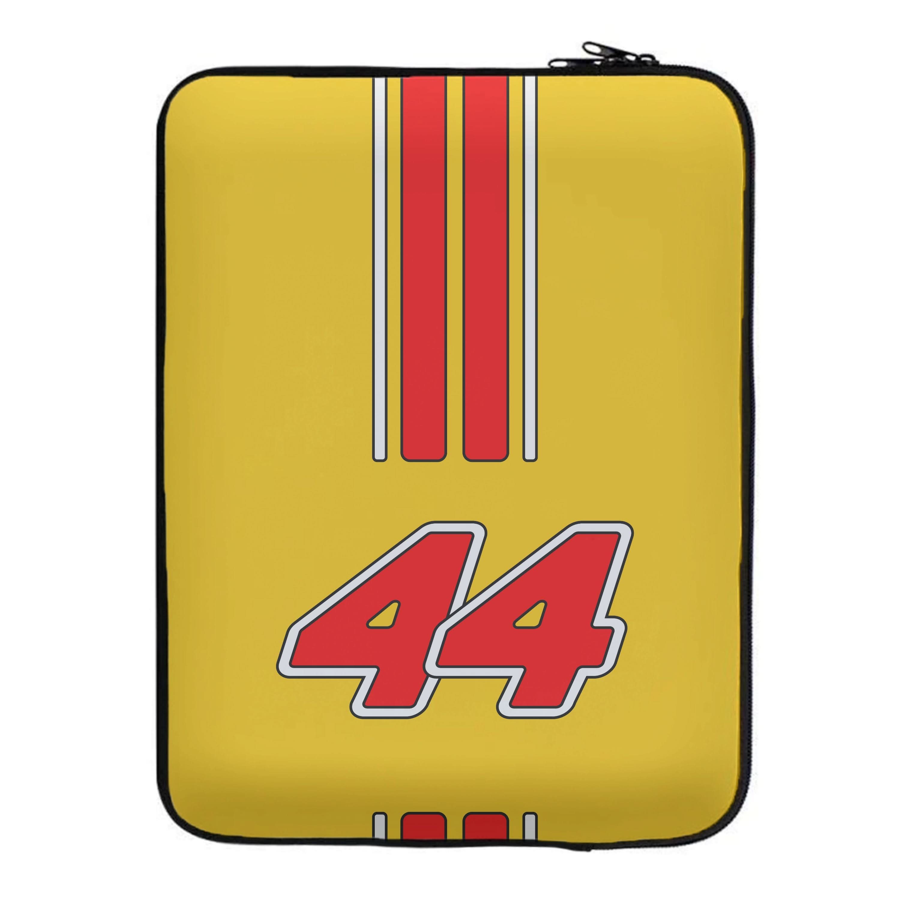 Retro Yellow And Red Hamilton Laptop Sleeve