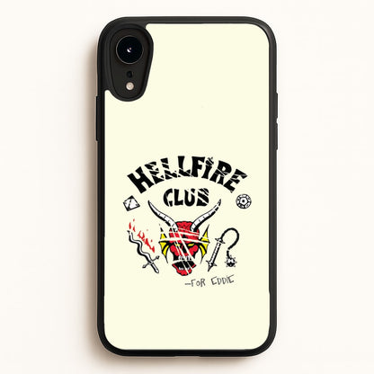 Torn Hellfire Club iPhone XR Case
