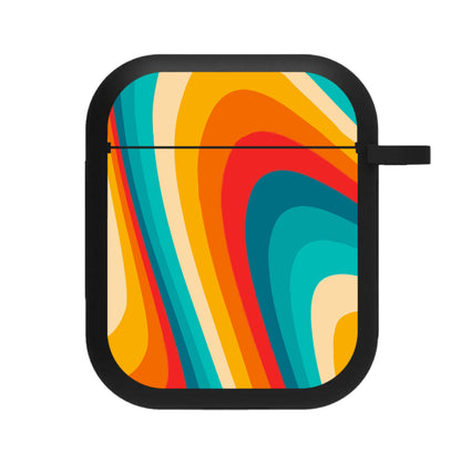 Rainbow Abstract Pattern AirPods Case