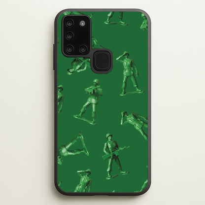 Toy Army Soldier Pattern Galaxy A21s Case