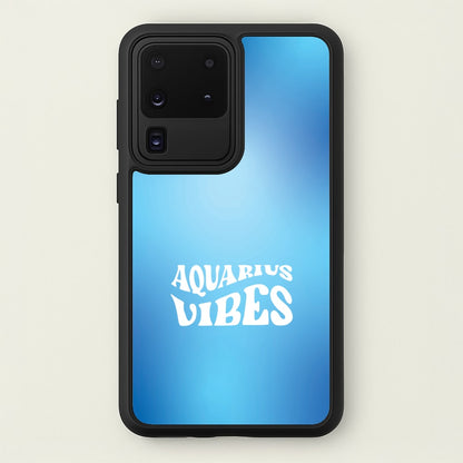 Aquarius Vibes Gradient Zodiac Galaxy S20 Ultra Case