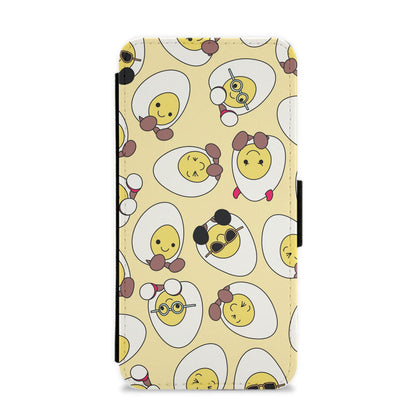 Egg Pattern - Plushy Flip / Wallet Phone Case