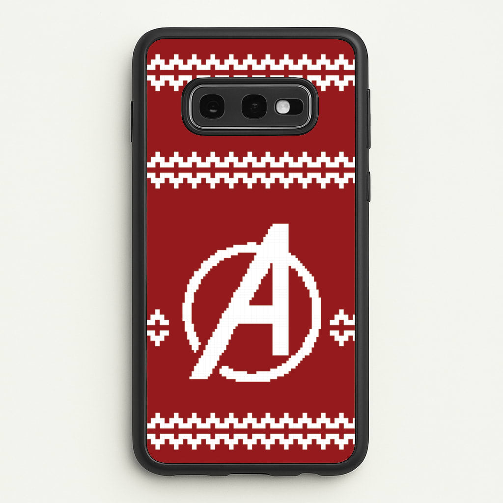 Superhero Team Red Christmas Jumper  Galaxy S10e Case