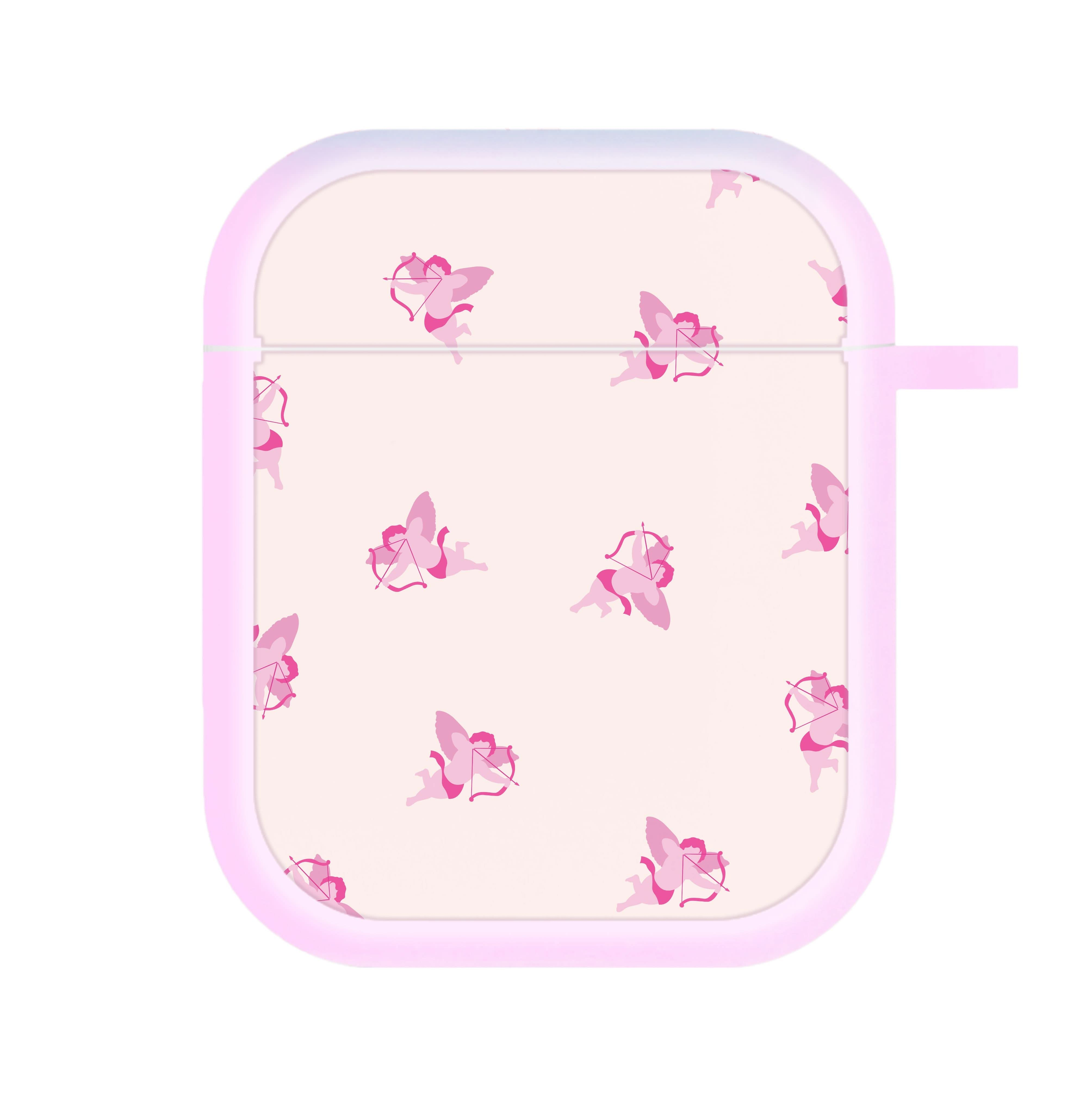 Valentine's Cupid Pattern AirPods Case