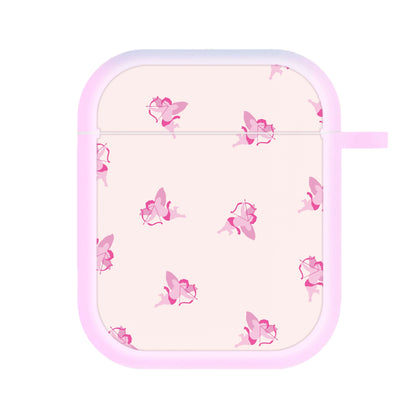 Valentine's Cupid Pattern AirPods Case