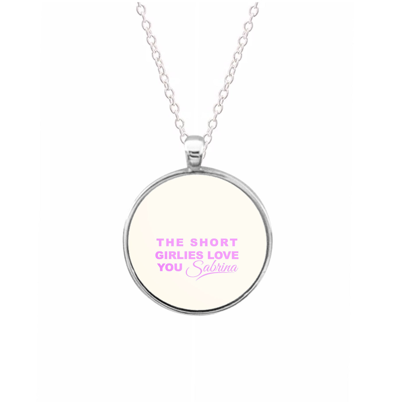 The Short Girlies Love You Sabrina Necklace