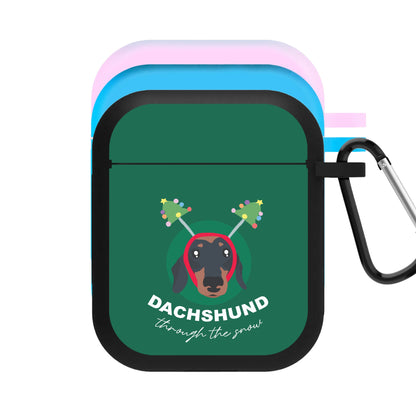 Dachshund Through The Snow AirPods Case