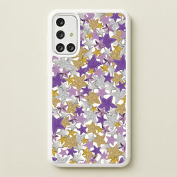 Mauve Stars Collage  Galaxy A71 Case