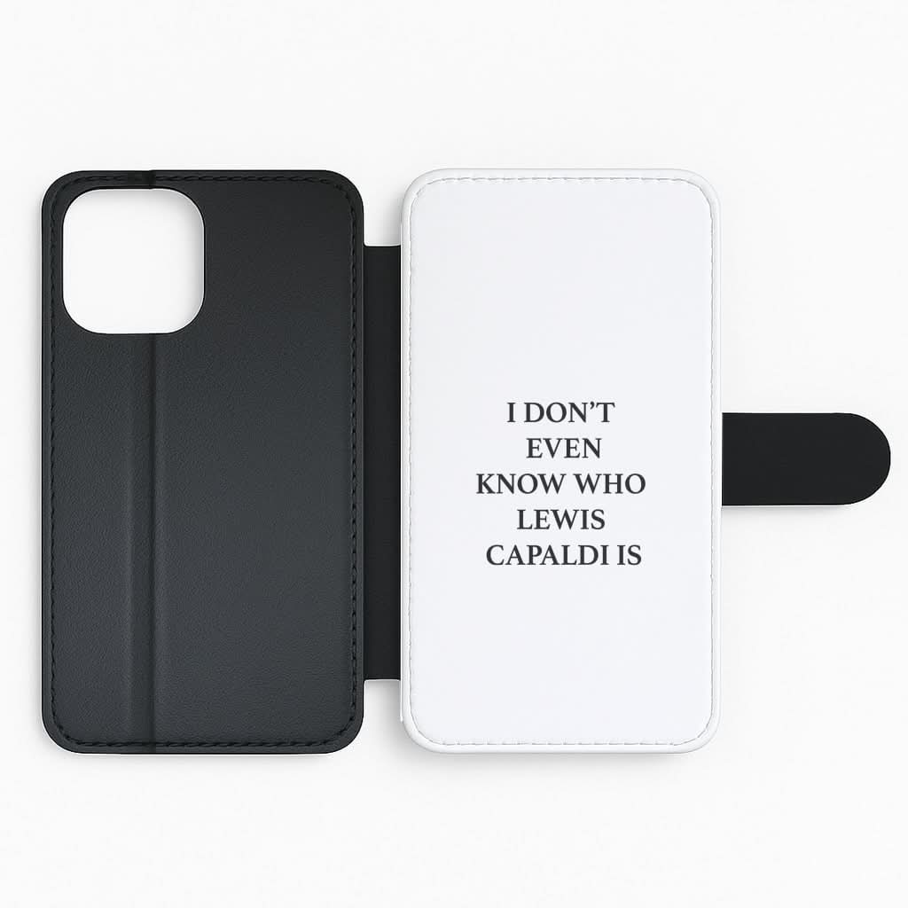 I Don't Even Know Flip Phone Case